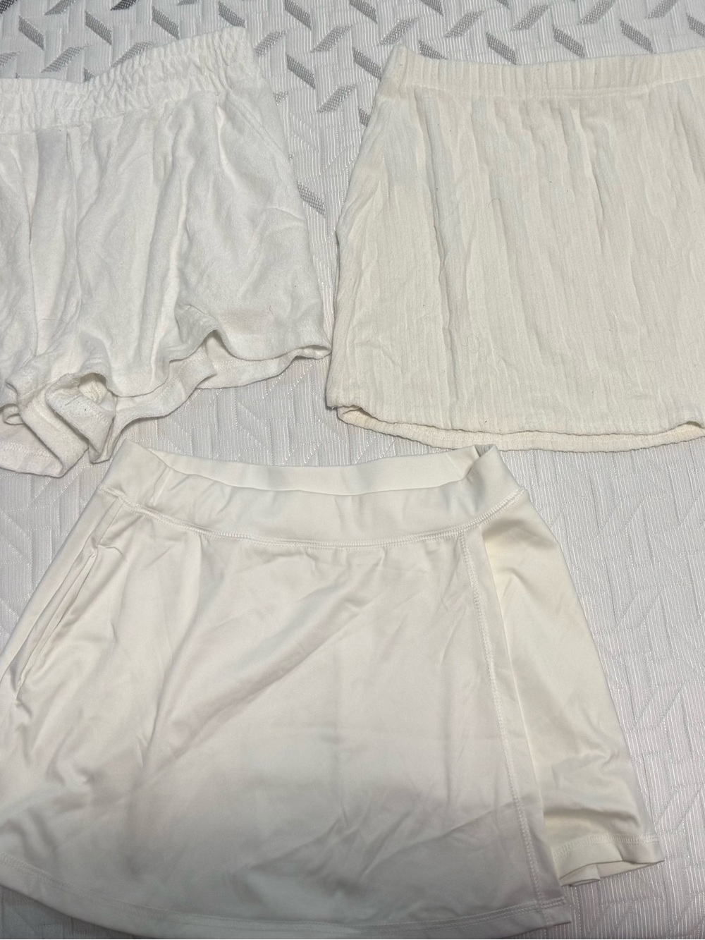 Abercrombie & Fitch, Forever 21, Aero White Skirt/short- Trio